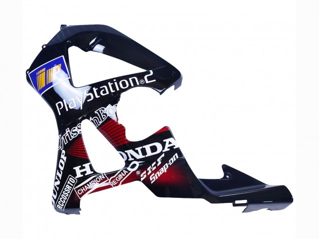 Lojas Carenagens Moto Honda CBR900RR 929 2000-2001 - Vermelho Branco Preto Brilhante PlayStation 2
