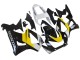 Lojas Carenagens Moto Honda CBR900RR 929 2000-2001 - Branco Amarelo Preto Brilhante
