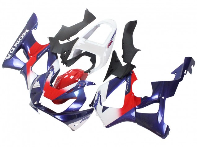 Lojas Carenagens Moto Honda CBR900RR 929 2000-2001 - Branco Vermelho Azul