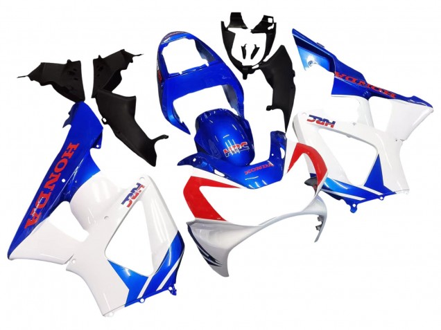 Lojas Carenagens Moto Honda CBR900RR 929 2000-2001 - Branco Azul Vermelho HRC
