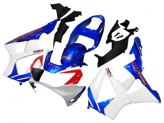 Lojas Carenagens Moto Honda CBR900RR 929 2000-2001 - Branco Azul Vermelho HRC
