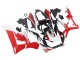 Lojas Carenagens Moto Honda CBR900RR 929 2000-2001 - Branco Vermelho Preto Brilhante Corrida