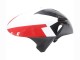 Lojas Carenagens Moto Honda CBR900RR 929 2000-2001 - Branco Vermelho Preto Brilhante Corrida
