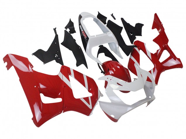 Lojas Carenagens Moto Honda CBR900RR 929 2000-2001 - Branco Vermelho