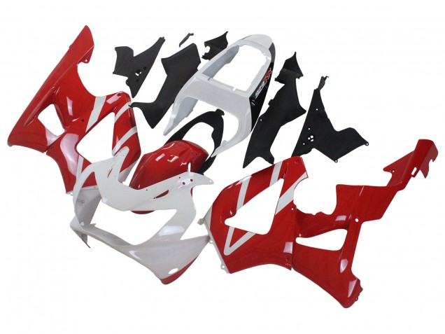 Lojas Carenagens Moto Honda CBR900RR 929 2000-2001 - Branco Vermelho
