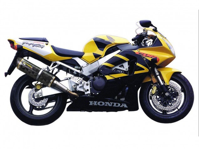 Lojas Carenagens Moto Honda CBR900RR 929 2000-2001 - Amarelo Azul Escuro