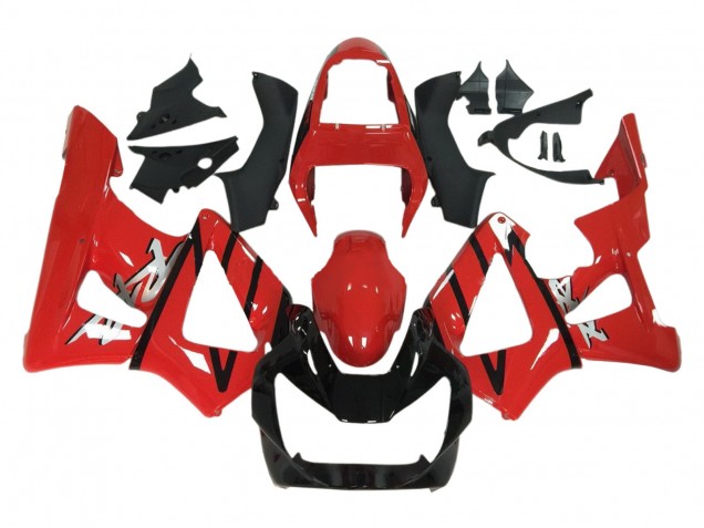 Lojas Carenagens Moto Honda CBR900RR 929 2000-2001 - Vermelho Preto Brilhante
