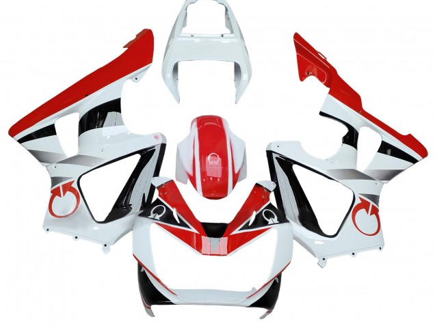 Lojas Carenagens Moto Honda CBR900RR 929 2000-2001 - Branco Vermelho Preto