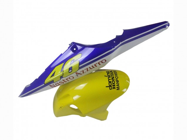 Lojas Carenagens Moto Honda CBR900RR 954 2002-2003 - Azul Amarelo Preto Brilhante Vermelho Nastro Azzurro 46