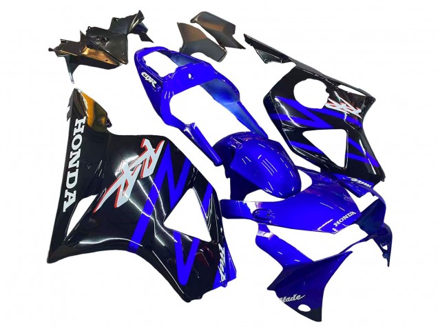 Lojas Kits Carenagem Moto Honda CBR900RR 954 2002-2003 - Azul Preto Brilhante