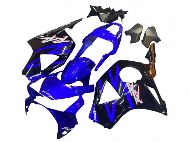 Lojas Kits Carenagem Moto Honda CBR900RR 954 2002-2003 - Azul Preto Brilhante