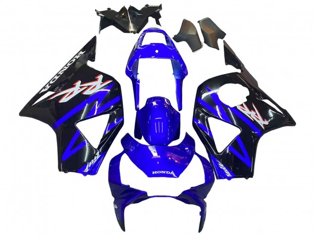 Lojas Kits Carenagem Moto Honda CBR900RR 954 2002-2003 - Azul Preto Brilhante
