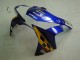 Lojas Carenagens Moto Honda CBR900RR 954 2002-2003 - Azul Amarelo Preto Brilhante Telefonica MoviStar Castrol