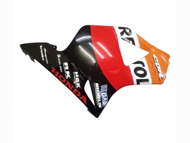 Lojas Kits Carenagem Moto Honda CBR900RR 954 2002-2003 - Laranja Branco Vermelho Preto Brilhante Repsol