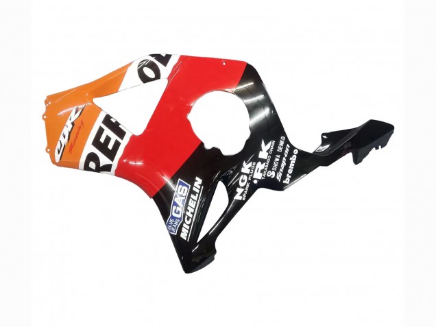 Lojas Kits Carenagem Moto Honda CBR900RR 954 2002-2003 - Laranja Branco Vermelho Preto Brilhante Repsol