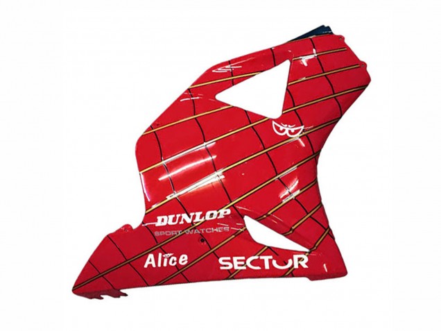 Lojas Carenagens Moto Honda CBR900RR 954 2002-2003 - Vermelho Azul Escuro Dunlop