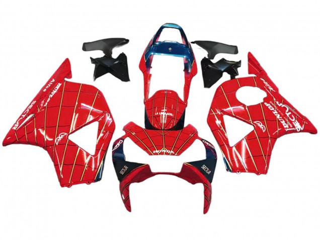 Lojas Carenagens Moto Honda CBR900RR 954 2002-2003 - Vermelho Azul Escuro Dunlop