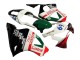 Lojas Carenagens Moto Honda CBR900RR 954 2002-2003 - Branco Vermelho Verde Preto Brilhante Castrol