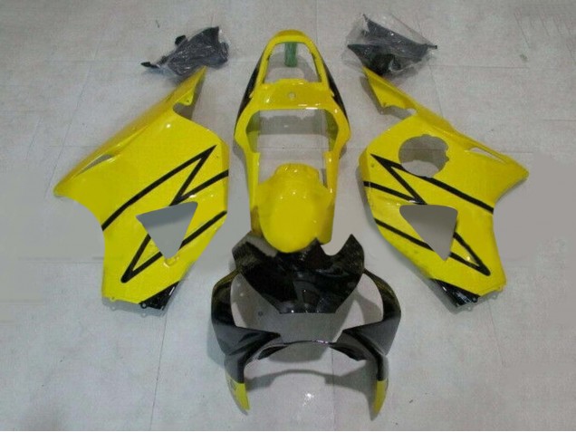 Lojas Carenagens Moto Honda CBR900RR 954 2002-2003 - Amarelo Preto Brilhante