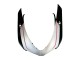 Lojas Carenagens Moto Ducati 848 2007-2014 - Branco Rosa Preto Brilhante Connie