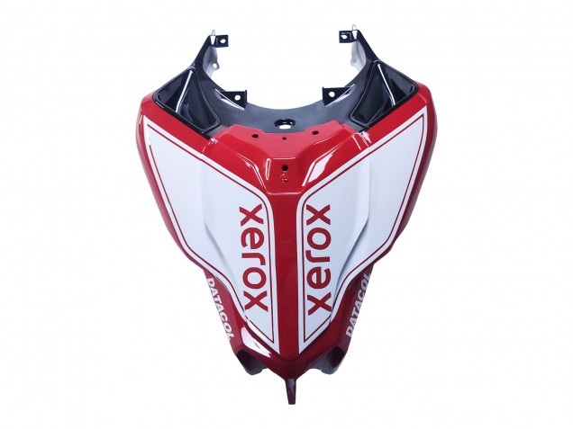 Lojas Carenagens Moto Ducati 848/1098/1198 2007-2014 - Branco Vermelho Preto Brilhante Valsir Xerox