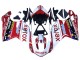 Lojas Carenagens Moto Ducati 848/1098/1198 2007-2014 - Branco Vermelho Preto Brilhante Valsir Xerox