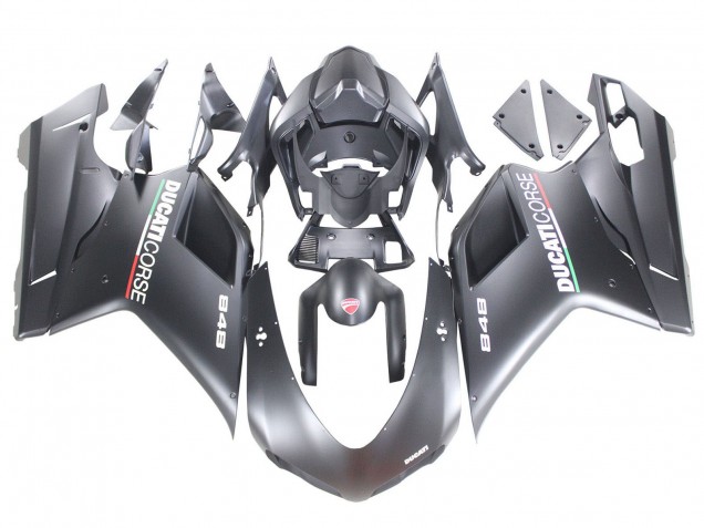Lojas Carenagens Moto Ducati 848 2007-2014 - Cinzento Fosco