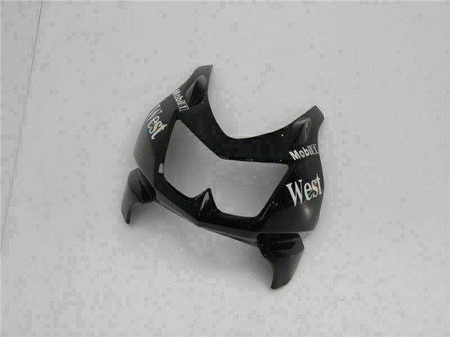 Lojas Carenagens Moto Kawasaki EX250 2008-2012 - Preto Brilhante Branco West