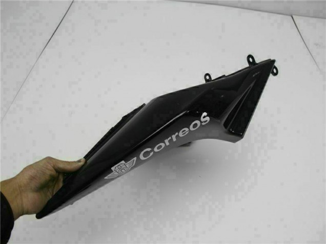 Lojas Carenagens Moto Kawasaki EX250 2008-2012 - Preto Brilhante Branco West