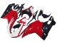 Lojas Carenagens Moto Ducati 1098 2007-2014 - Branco Vermelho Preto Brilhante