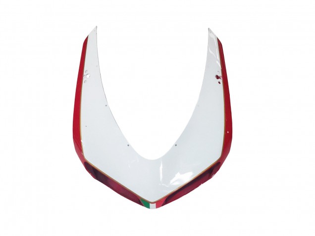 Lojas Carenagens Moto Ducati 1098 2007-2014 - Branco Vermelho Preto Brilhante
