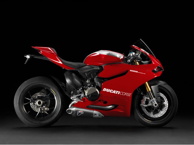Lojas Carenagem Moto Ducati 1199 2011-2014 - Vermelho