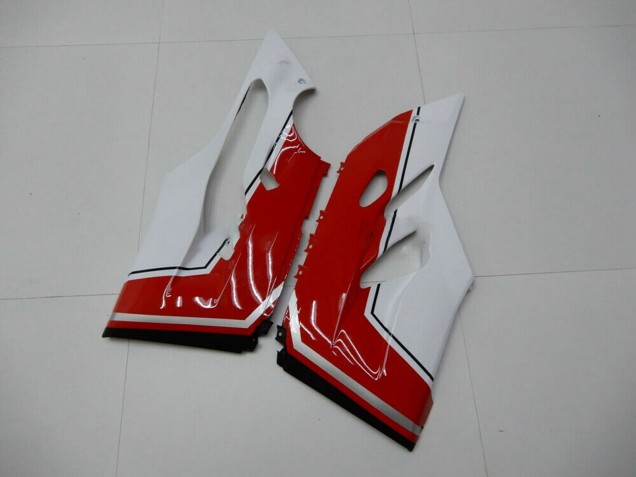 Lojas Carenagens Moto Ducati 1199 2011-2014 - Branco Vermelho Preto Fosco
