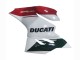 Lojas Carenagens Moto Ducati Panigale 899 2011-2014 - Branco Vermelho Preto Brilhante