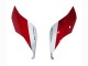 Lojas Carenagens Moto Ducati 1199 2011-2014 - Branco Vermelho Preto Brilhante