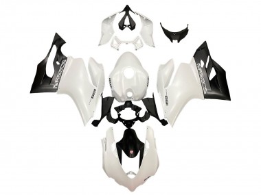 Lojas Carenagens Moto Ducati Panigale 899/1199 2011-2014 - Branco Preto