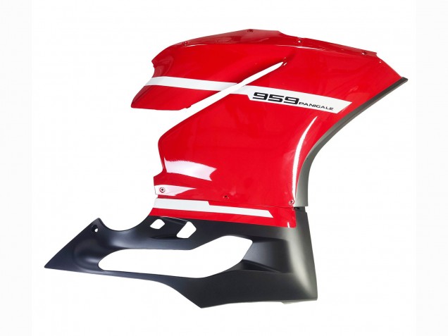 Lojas Carenagens Moto Ducati 959 2015-2020 - Vermelho Preto Fosco
