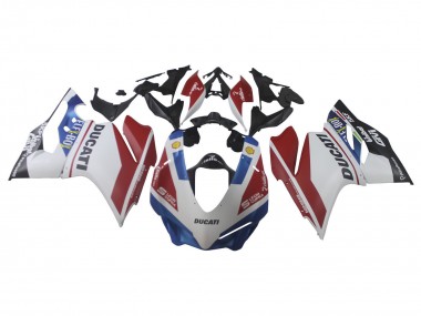 Lojas Carenagens Moto Ducati 1299 2015-2020 - Branco Vermelho Azul Preto Fosco Unibat Flex-Box