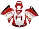 Lojas Carenagens Moto Ducati 996 1993-2005 - Branco Vermelho Ouro Preto Brilhante Corse Performance