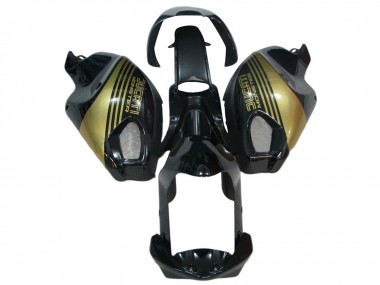 Lojas Carenagens Moto Ducati Monster 696 796 1100 1100S 2008-2012 - Preto Brilhante Ouro
