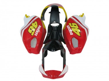 Lojas Carenagens Moto Ducati Monster 696 796 1100 1100S 2008-2012 - Branco Vermelho Preto Brilhante Amarelo 46