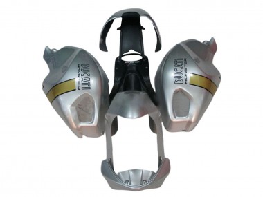 Lojas Carenagens Moto Ducati Monster 696 796 1100 1100S 2008-2012 - Prata Ouro