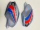 Lojas Carenagens Moto Ducati Monster 696 796 1100 1100S 2008-2012 - Prata Vermelho Azul