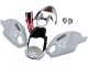Lojas Carenagens Moto Ducati Monster 696 796 1100 1100S 2008-2012 - Branco Vermelho Preto Brilhante