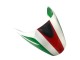 Lojas Carenagem Moto Ducati Monster 696 796 1100 1100S 2008-2012 - Branco Vermelho Verde