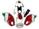 Lojas Carenagem Moto Ducati Monster 696 796 1100 1100S 2008-2012 - Branco Vermelho Verde