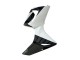 Lojas Carenagens Moto Honda CBR125R 2002-2006 - Branco Preto Brilhante