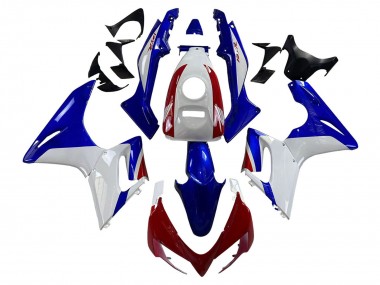 Lojas Carenagens Moto Honda CBR125R 2002-2006 - Branco Azul Vermelho