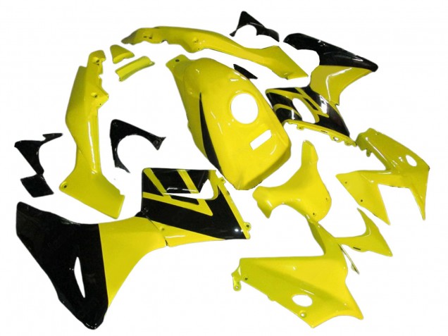 Lojas Carenagens Moto Honda CBR125R 2002-2006 - Amarelo Preto Brilhante