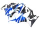 Lojas Carenagens Moto Honda CBR500R 2013-2015 - Azul Branco Preto Fosco
